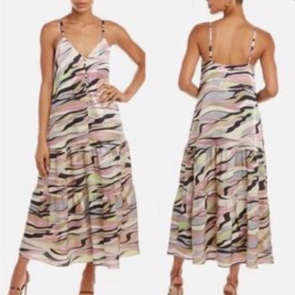 Ted Baker London Dusky Pink Warrenn Maxi Sleeveless Cami Dress. NWT Sz 6